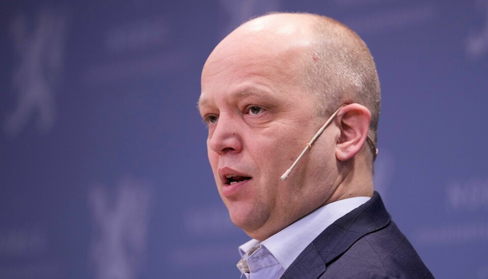 Finansminister Trygve Slagsvold Vedum (Sp). Finansminister Trygve Slagsvold Vedum (Sp).