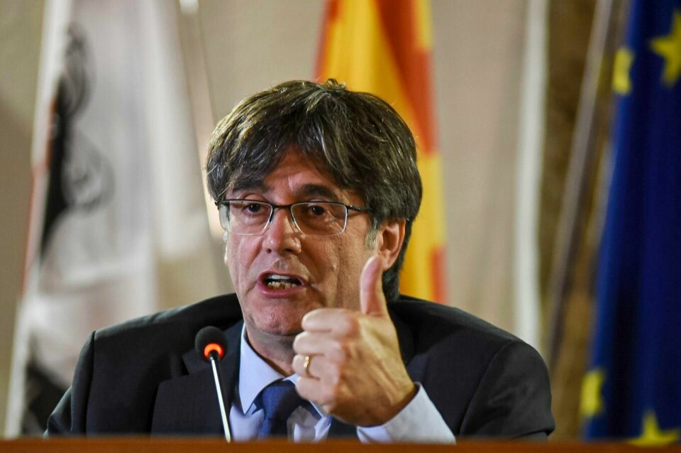 Det kan hende at Carles Puigdemont returnerer til Catalonia i løpet av våren etter rundt sju år i eksil i Belgia. Det kan hende at Carles Puigdemont returnerer til Catalonia i løpet av våren etter rundt sju år i eksil i Belgia. Foto: Gloria Calvi / AP / NTB