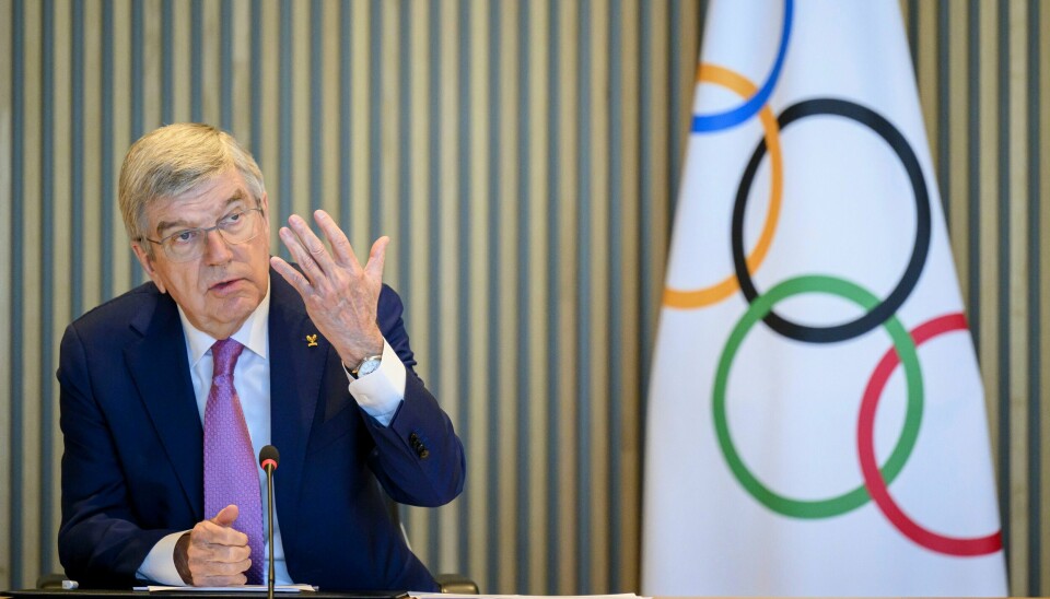 IOC-president Thomas Bach og hans styre har bestemt at russiske og belarusiske utøvere ikke får delta under åpningsseremonien for Paris-OL IOC-president Thomas Bach og hans styre har bestemt at russiske og belarusiske utøvere ikke får delta under åpningsseremonien for Paris-OL. Foto: Laurent Gillieron, Keystone via AP / NTB