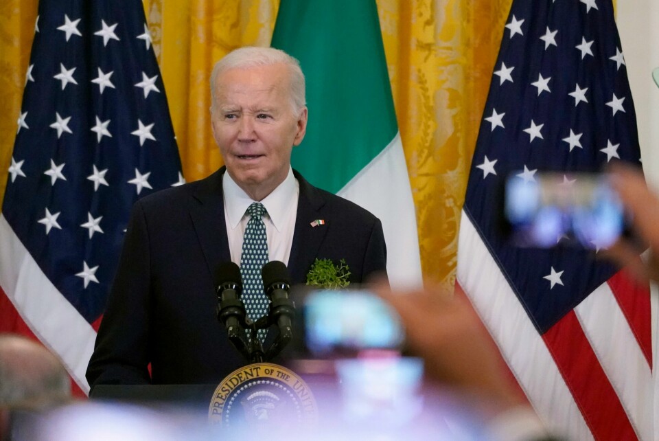 USAs president Joe Biden. President Joe Biden speaks during a St. Patrick's Day reception in the East Room of the White House, Sunday, March 17, 2024. (AP Photo/Stephanie Scarbrough)