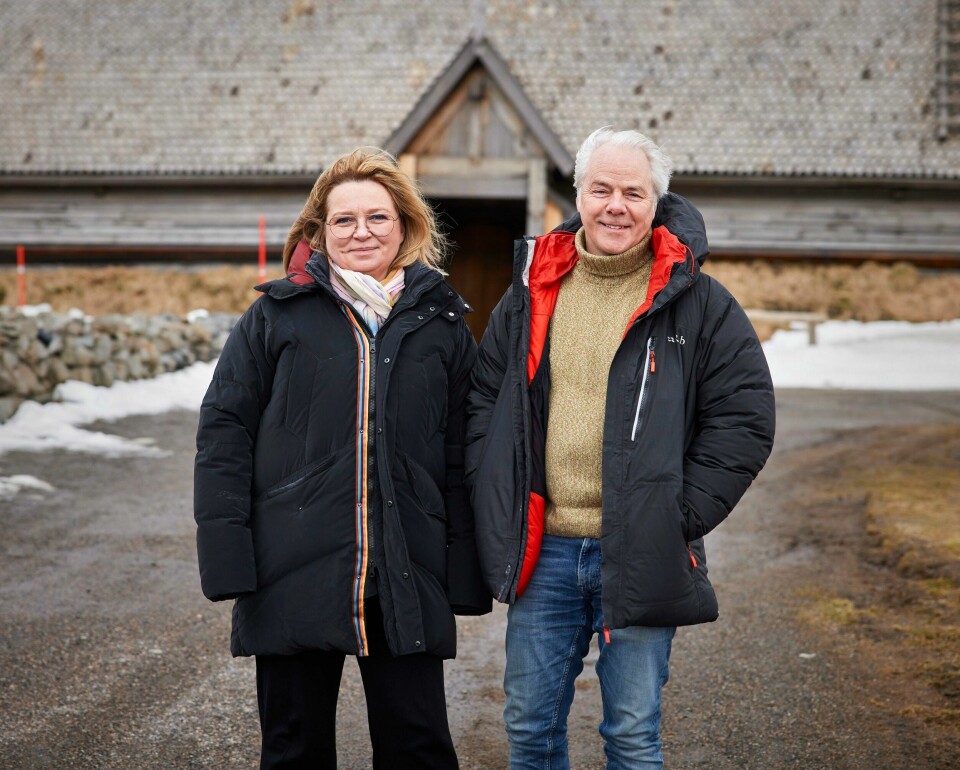 Paret Veslemøy Ruud Zwart og Harald Zwart var å besøkte Lofoten. Harald Zwart