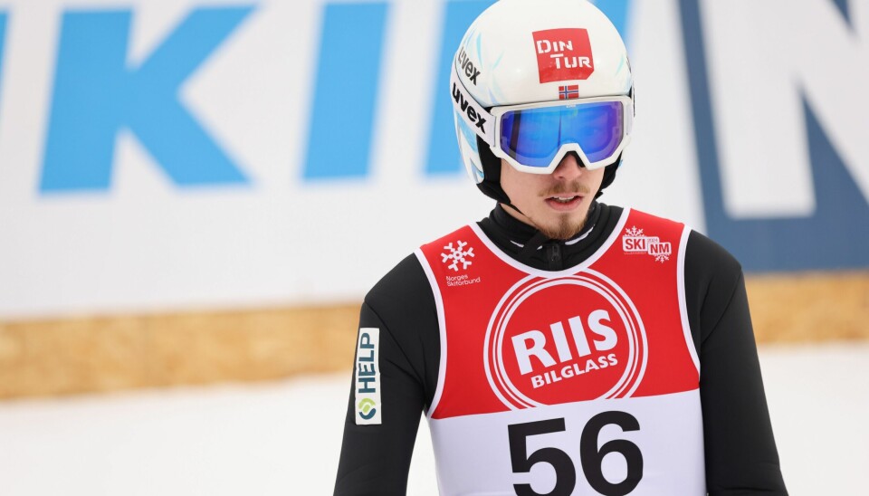 Johann André Forfang under norgesmesterskapet i hopp stor bakke i Lysgårdsbakken på Lillehammer denne uken. Johann André Forfang under norgesmesterskapet i hopp stor bakke i Lysgårdsbakken på Lillehammer denne uken. Foto: Geir Olsen / NTB