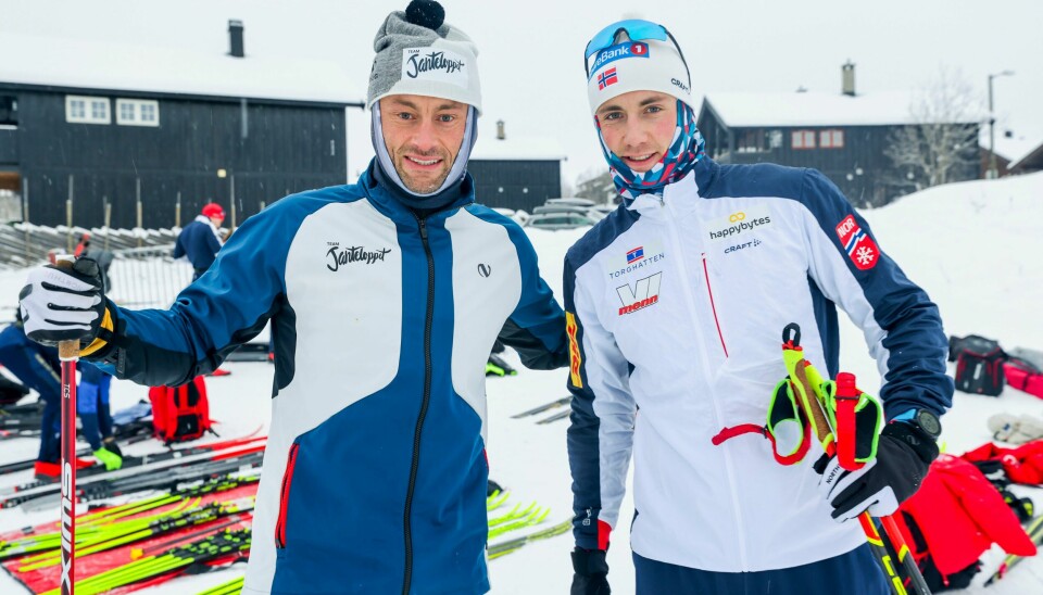 Petter (til venstre) og Even Northug under trening før den nasjonale sesongåpningen på Beitostølen i november 2023. Petter (til venstre) og Even Northug under trening før den nasjonale sesongåpningen på Beitostølen i november 2023. Foto: Geir Olsen / NTB.