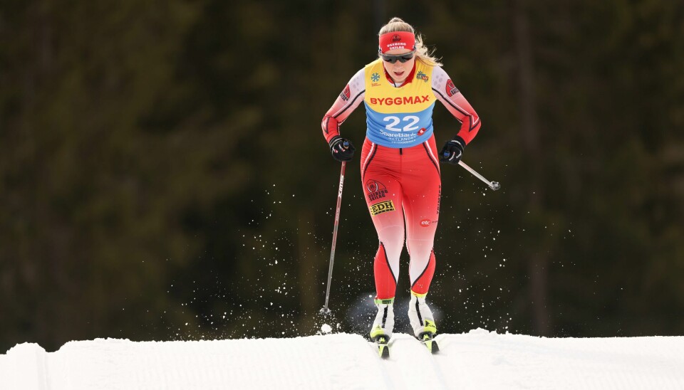 Gro Njølstad Randby i langrenn klassisk under norgesmesterskapet på Birkebeineren Skistadion. Gro Njølstad Randby i langrenn klassisk under Norgesmesterskapet på Birkebeineren Skistadion. Foto: Geir Olsen / NTB