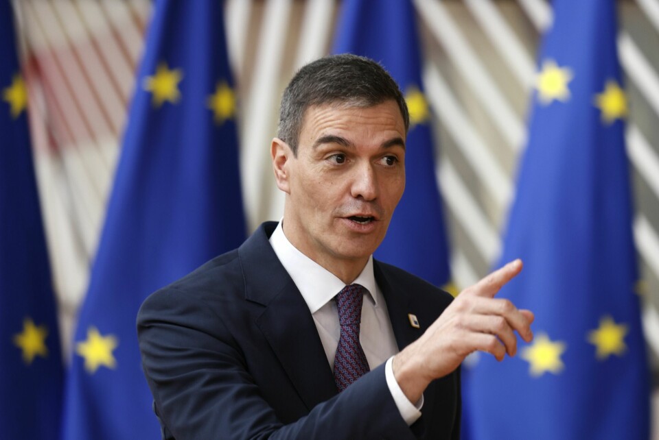 Spanias statsminister Pedro Sánchez sier at Spania og tre andre EU-land planlegger å anerkjenne Palestina som uavhengig stat. Spanias statsminister Pedro Sánchez sier at Spania og tre andre EU-land planlegger å anerkjenne Palestina som uavhengig stat. Foto: Omar Havanna / AP / NTB