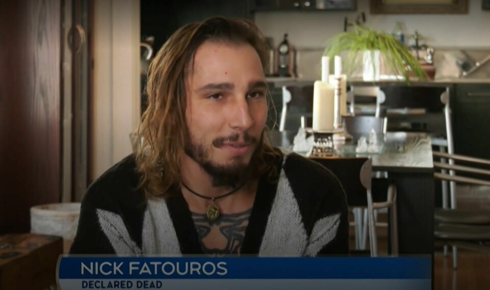 34-åringen Nick Fatouros ble erklært død av kanadiske myndigheter mens han var på ferie. 34-åringen Nick Fatouros ble erklært død av kanadiske myndigheter mens han var på ferie.