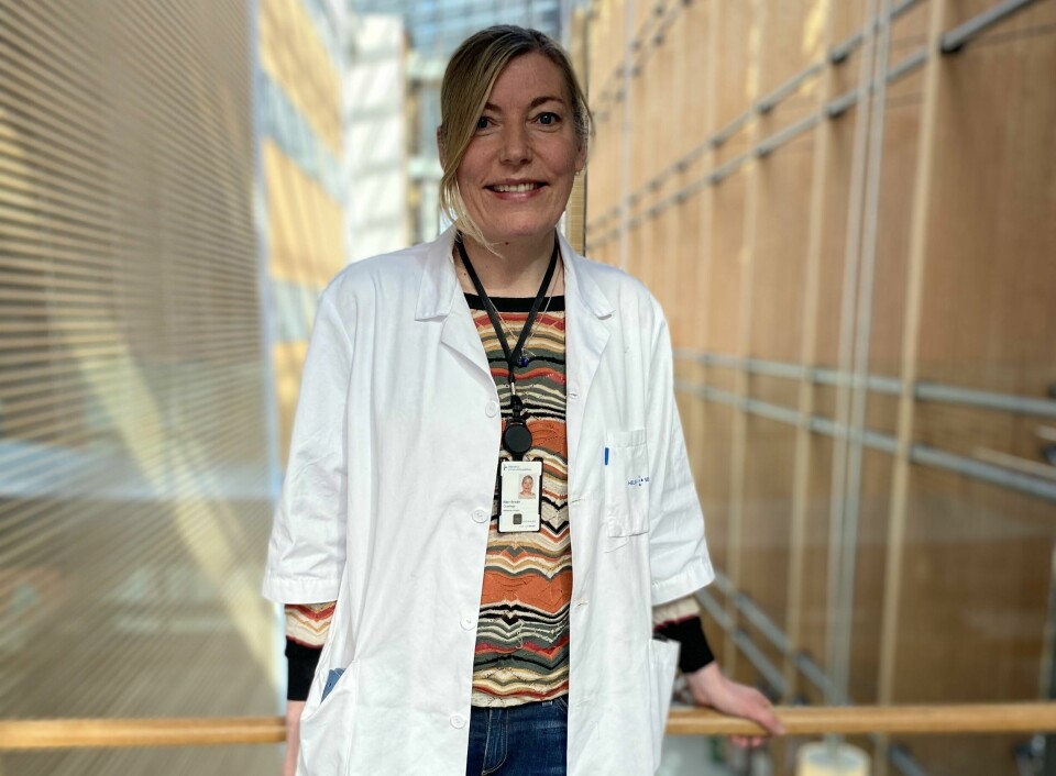 Avdelingsoverlege ved hematologisk avdeling på Ahus, Ellen Brodin. Avdelingsoverlege ved hematologisk avdeling på Ahus, Ellen Brodin.
