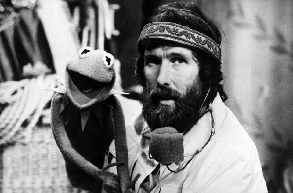 Jim Henson, skaperen av 'Muppets' med Kermit. Jim Henson, skaperen av 'Muppets' med Kermit.