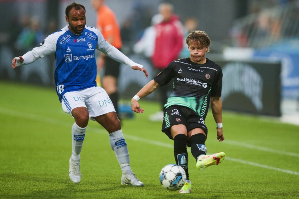 August Mikkelsen er tilbake i norsk fotball og skal spille for Bodø/Glimt denne sesongen. Her for erkerival TIL. August Mikkelsen er tilbake i norsk fotball og skal spille for Bodø/Glimt denne sesongen.Foto: Christoffer Andersen / NTB
