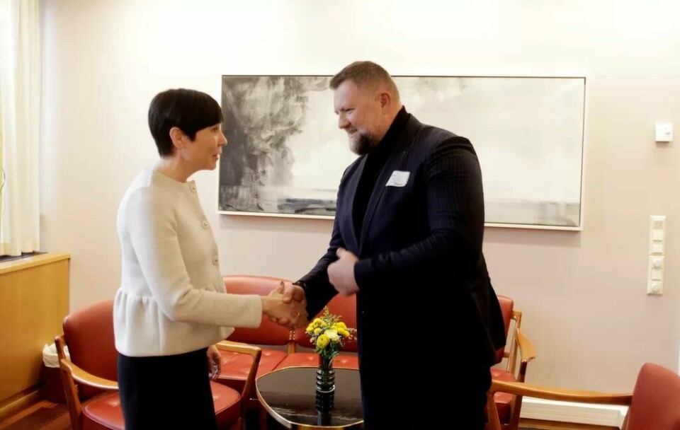 Oleg Grygoriuk møtte leder for utenriks- og forsvarskomiteen på Stortinget, Ine Eriksen Søreide. Oleg Grygoriuk møtte leder for utenriks- og forsvarskomiteen på Stortinget, Ine Eriksen Søreide.
