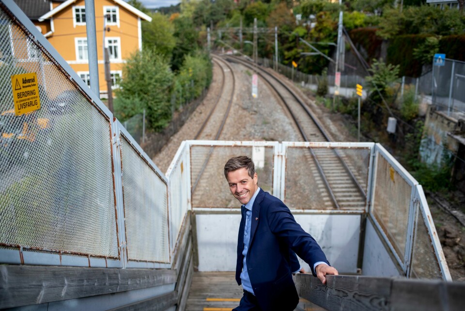 Knut Arild Hareide da han fortsatt var samferdselsminister i Solberg-regjeringen. Nå er han på vei tilbake til Oslo-trafikken og Østlandet, etter noen år på Vestlandet. Knut Arild Hareide