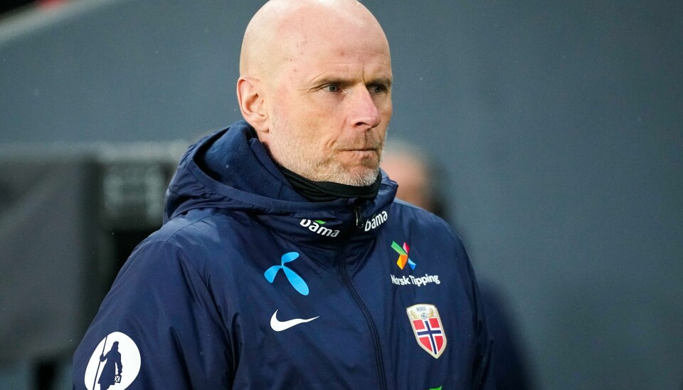 Fotballpresident Lise Klaveness freder Ståle Solbakken. Fotballpresident Lise Klaveness freder Ståle Solbakken. Foto: Beate Oma Dahle / NTB