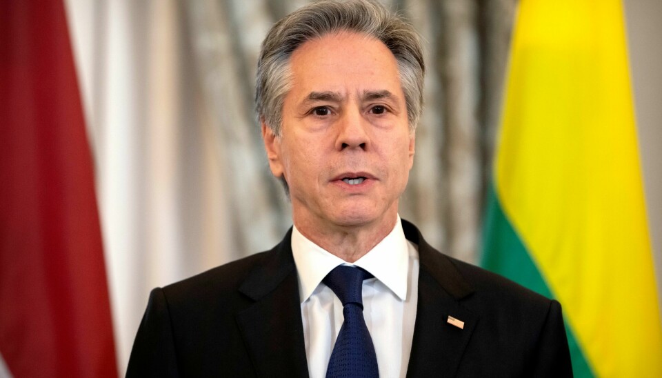 USAs utenriksminister Antony Blinken skal til Frankrike og Belgia neste uke. USAs utenriksminister Antony Blinken understreket overfor Israels forsvarsminister Yoav Gallant at deter alternativer til å gå inn med bakkestyrker i Rafah og at slike alternativer kan gjøre mer for Israels sikkerhet og beskytte sivile palestinere bedre. Arkivfoto: Mark Schiefelbein / AP / NTB