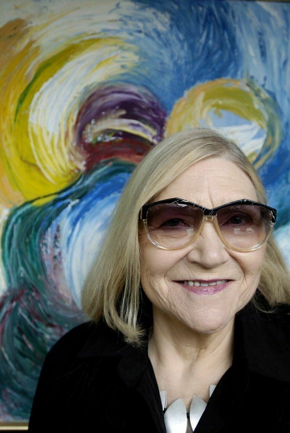 Nora Brockstedt døde i går, 92 år gammel. Her i forbindelse med utgivelse av ny plate i 2004. FOTO: MIMSY MØLLER
