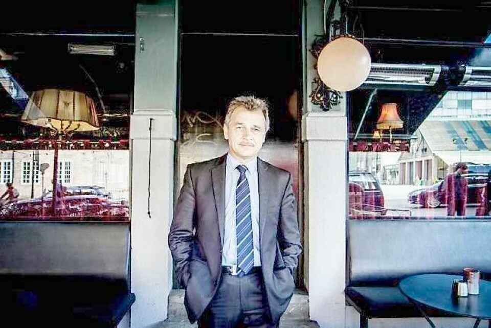Anatloy Lebedko er en sentral i Hviterusslands opposisjon. Nå har han gitt ut bok om sine 108 dager i fengsel uten lov og dom. FOTO: MARTE GJÆRDE