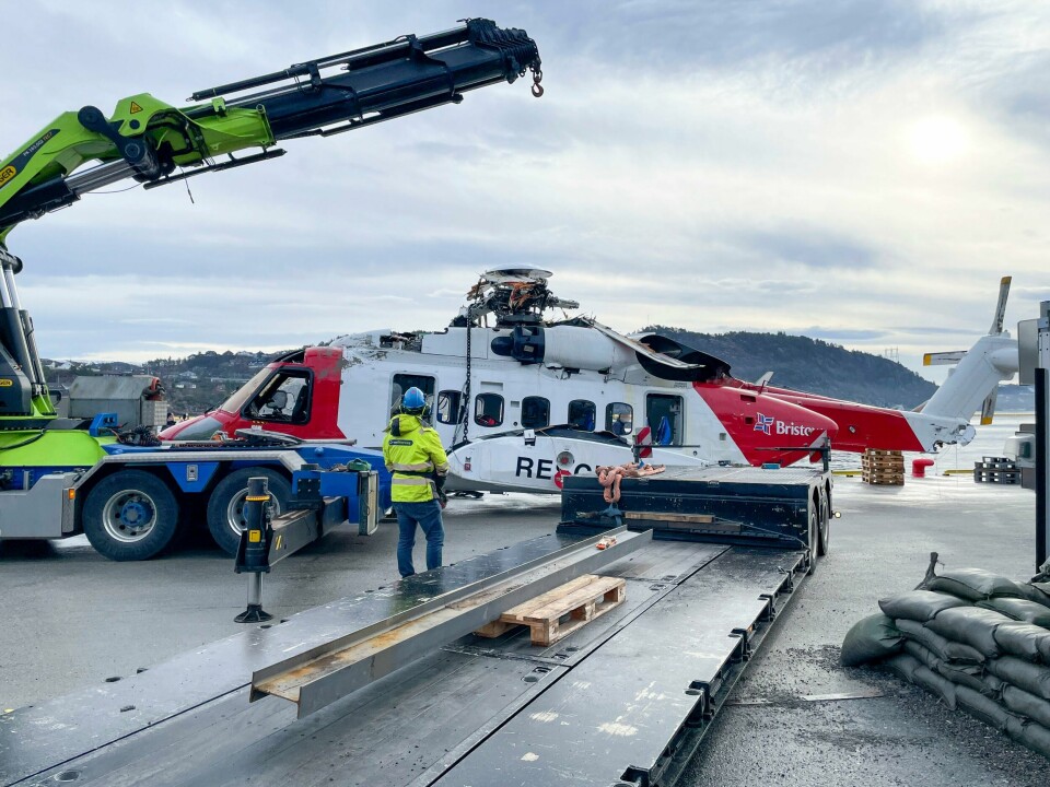 Tre av fem skadde etter helikopterulykken er skrevet ut fra sykehus. Tre av fem skadde etter helikopterulykken er skrevet ut fra sykehus. Foto: Statens havarikommisjon / NTB