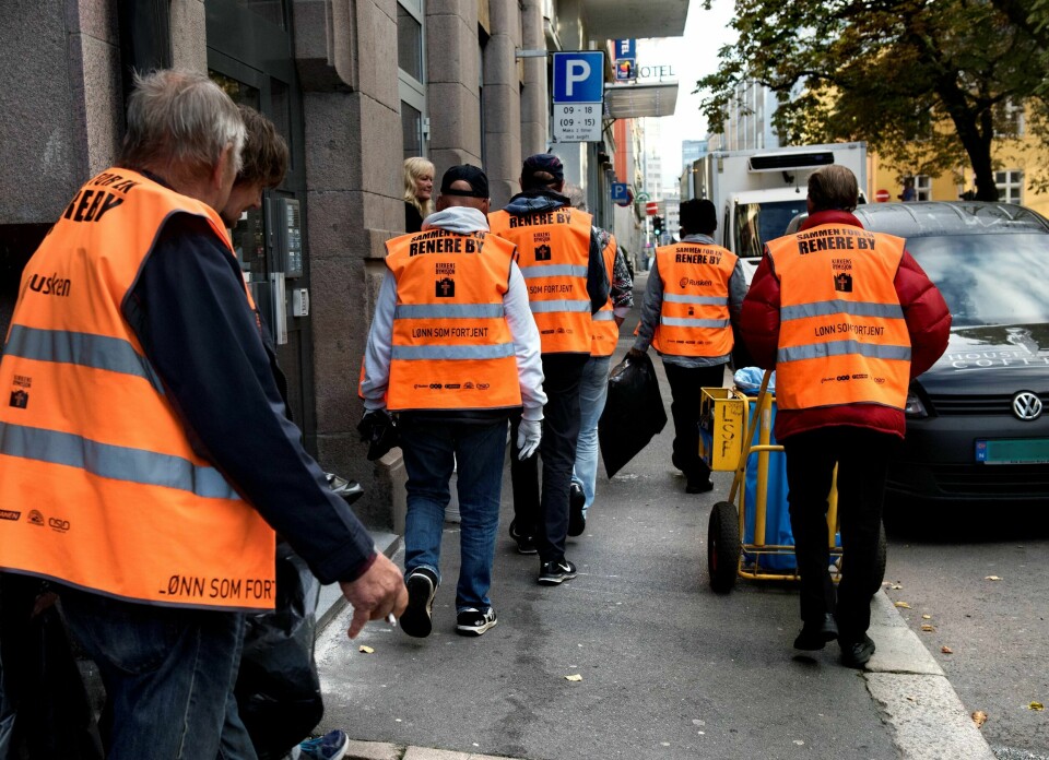 Etter loddtrekning bærer det ut i Oslos gater. FOTO: MIMSY MØLLER Etter loddtrekning bærer det ut i Oslos gater. FOTO: MIMSY MØLLER