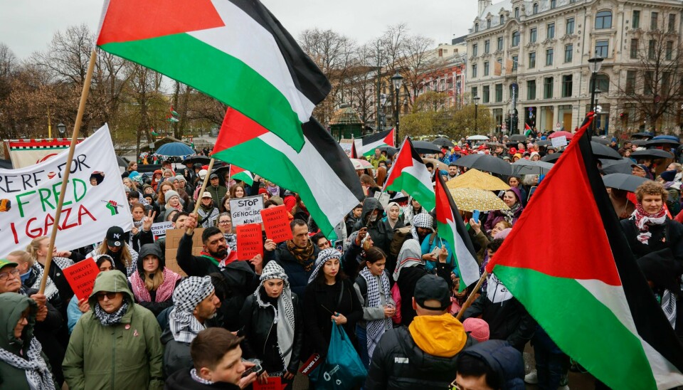 Søndag arrangerer Den norske kirke, Amnesty International Norge, Fellesutvalget for Palestina, LO, Redd Barna og Unio markeringen Hele landet for fred i Gaza foran Stortinget i Oslo. Søndag arrangerer Den norske kirke, Amnesty International Norge, Fellesutvalget for Palestina, LO, Redd Barna og Unio markeringen Hele landet for fred i Gaza foran Stortinget i Oslo.Foto: Frederik Ringnes / NTB