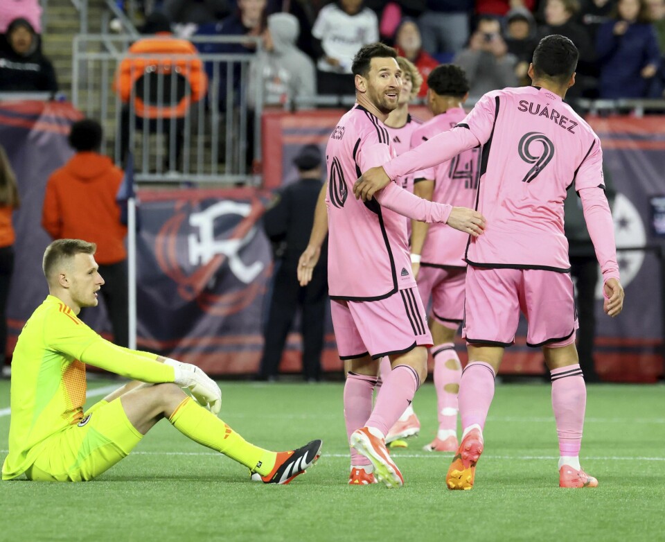 Lionel Messi hadde en stor kveld på New England Revolutions stadion i Foxborough. Lionel Messi hadde en stor kveld på New England Revolutions stadion i Foxborough. Foto: Mark Stockwell / AP / NTB