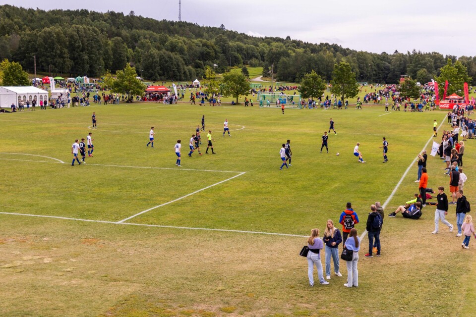 Et foto fra Norway Cup på Ekebergsletta i Oslo i 2022. Illustrasjonsfoto. Et foto fra Norway Cup på Ekebergsletta i Oslo i 2022. Illustrasjonsfoto: Trond Reidar Teigen / NTB