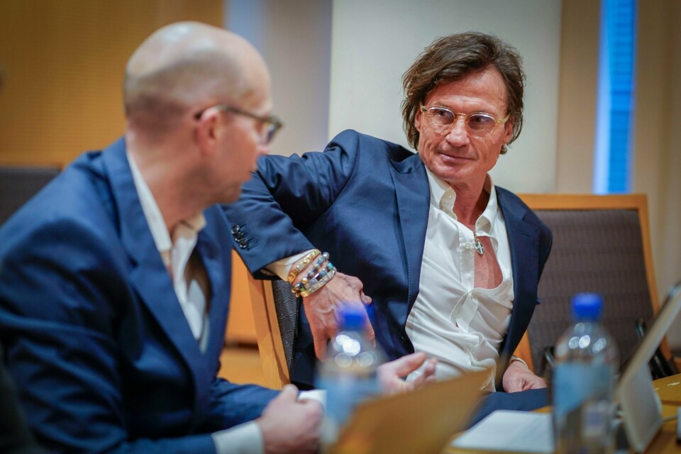 Hotellmilliardær Petter Stordalen fra rettssaken, som handler om at staten mener han har unndratt flere hundre millioner i skatt. Hotellmilliardær Petter Stordalen fra rettssaken, som handler om at staten mener han har unndratt flere hundre millioner i skatt. Foto: Heiko Junge / NTB
