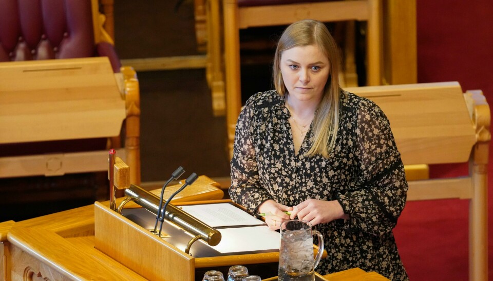 Høyres nestleder Tina Bru (H) sier partiet vil skrote regjeringens foreslåtte endring i den såkalte exitskatten, dersom partiet kommer til makten neste år. Høyres nestleder Tina Bru (H) sier partiet vil skrote regjeringens foreslåtte endring i den såkalte exitskatten, dersom partiet kommer til makten neste år. Arkivfoto: Terje Bendiksby / NTB