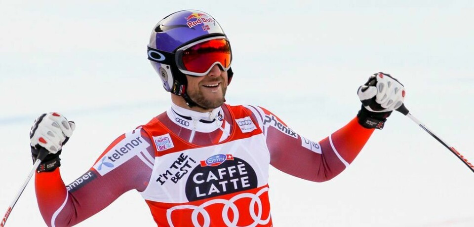 Aksel Lund Svindal tok sin fjerde seier for sesongen da han vant super-G-rennet i Val Gardena fredag. Og denne gangen fikk han med seg to andre nordmenn på pallen. FOTO: ARMANDO TROVATI/AP/NTB SCANPIX