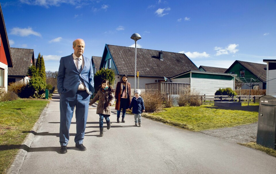 Ove (Rolf Lassgård) er en hissigpropp og en sann plage for sine omgivelser, men han er en ensom mann som er full av sorg. FOTO: NORDISK FILM DISTRIBUSJON AS