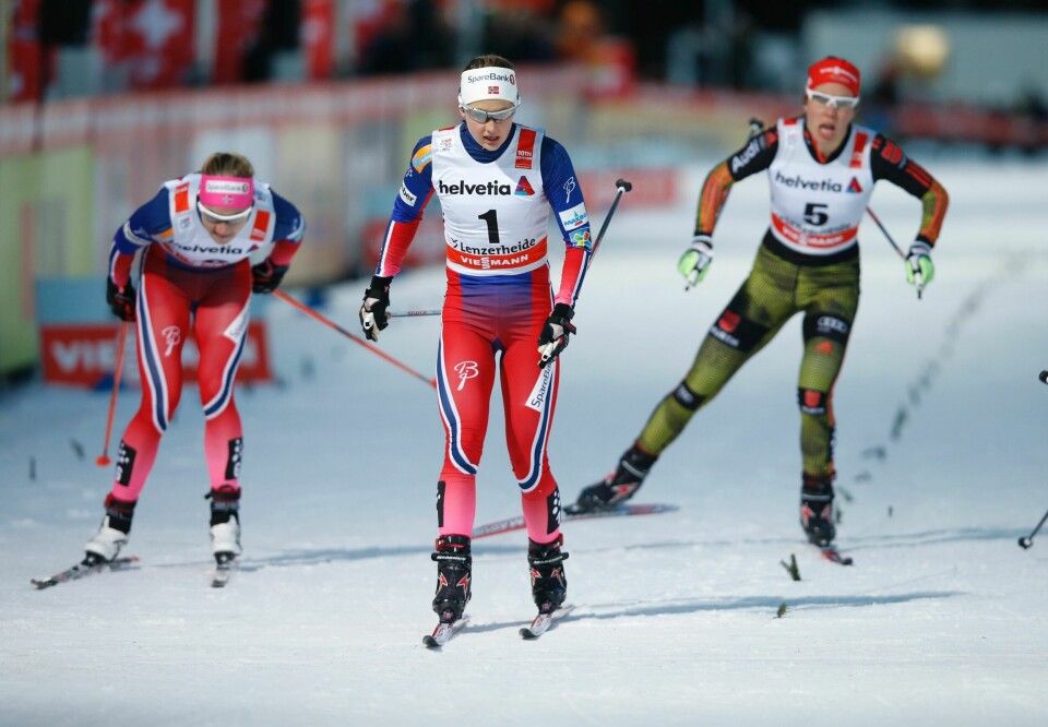 Ingvild Flugstad Østberg fikk en knallstart med sin tredjeplass på sprinten fredag. FOTO: TERJE PEDERSEN/NTB SCANPIX