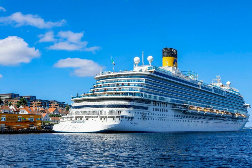 Cruiseskipet Costa Firenze besøkte Stavanger i fjor. Cruiseturismen setter stadig nye rekorder i Norge. Det er ikke en gladnyhet, mener Dagsavisen. Cruiseskipet Costa Firenze besøkte Stavanger i fjor. Cruiseturismen setter stadig nye rekorder i Norge. Det er ikke en gladnyhet, mener Dagsavisen.