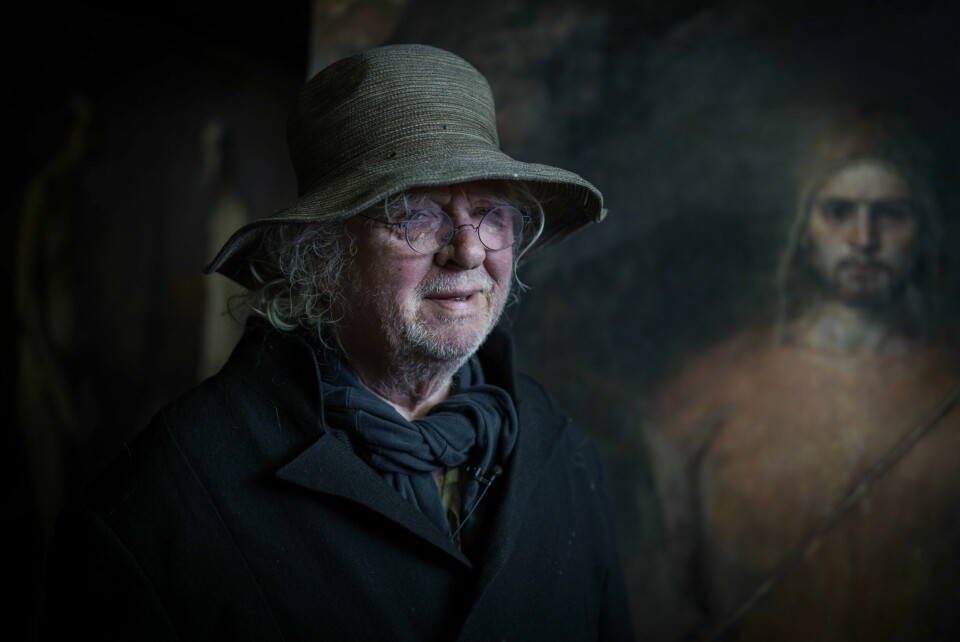 Den norske kunstneren Odd Nerdrum, som debuterte på Høstutstillingen i 1967, er spent igjen. Nerdrum-museet åpner denne helgen. Den norske kunstneren Odd Nerdrum, som debuterte på Høstutstillingen i 1967, er spent igjen. Nerdrum-museet åpner denne helgen. Foto: Ole Berg-Rusten / NTB