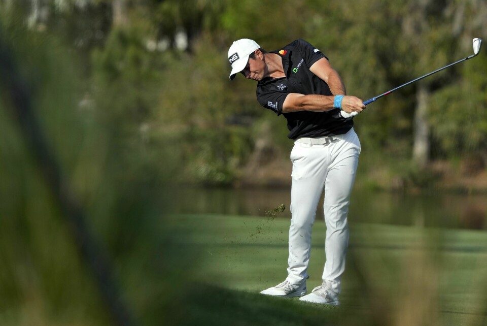 Viktor Hovland skal spille Masters denne uken Viktor Hovland slet med spillet i Players Championship. Foto: Lynne Sladky / AP Photo / NTB
