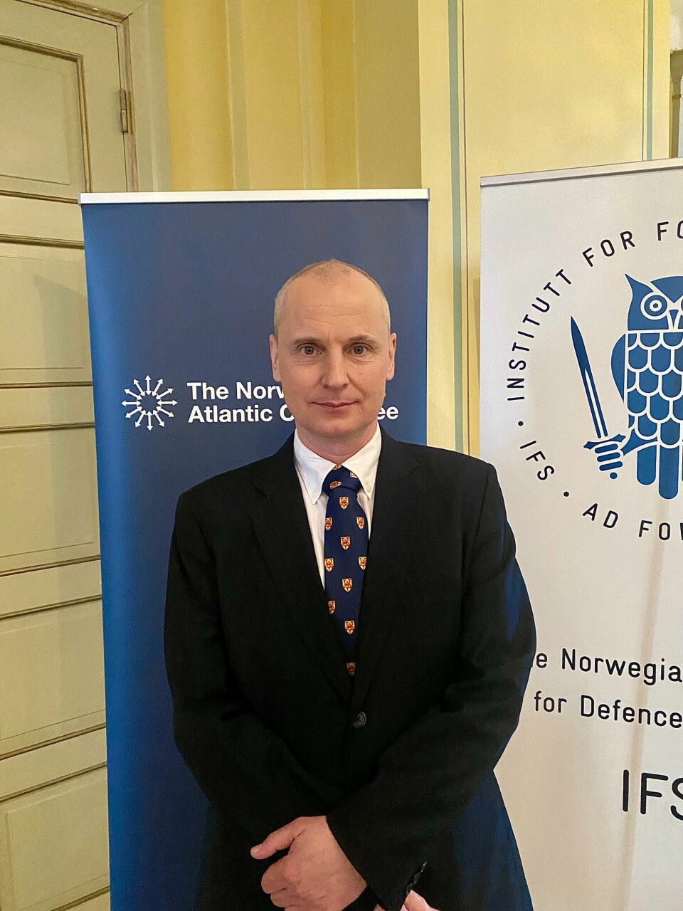 Paal Sigurd Hilde ved Institutt for forsvarsstudier (IFS) under Nato-arrangementet i Gamle Logen i Oslo torsdag. Paal Sigurd Hilde ved Institutt for forsvarsstudier (IFS) under Nato-arrangementet i Gamle Logen i Oslo torsdag.