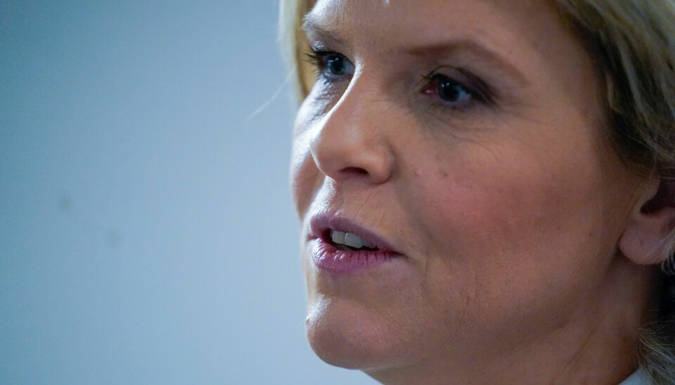 Sylvi Listhaug mener det er alvorlig at jukset skjedde da Kjerkol var politiker. – Det Per-Willy Amundsen gjorde, skapte stor skuffelse og sterke reaksjoner i partiet, sier Frp-leder Sylvi Listhaug. Foto: Terje Pedersen / NTB