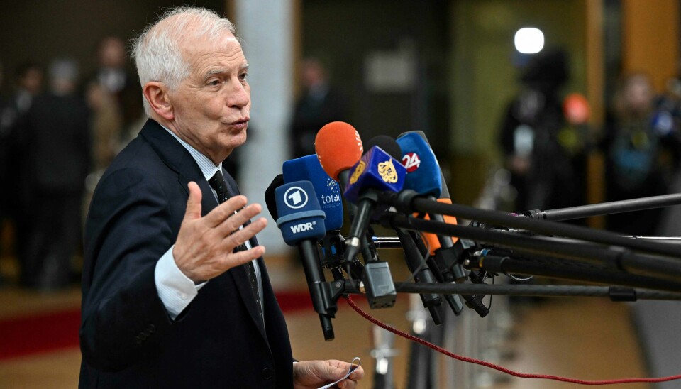 Den spanske politikerveteranen Josep Borrell ser med bekymring mot Russland og Kremls planer.