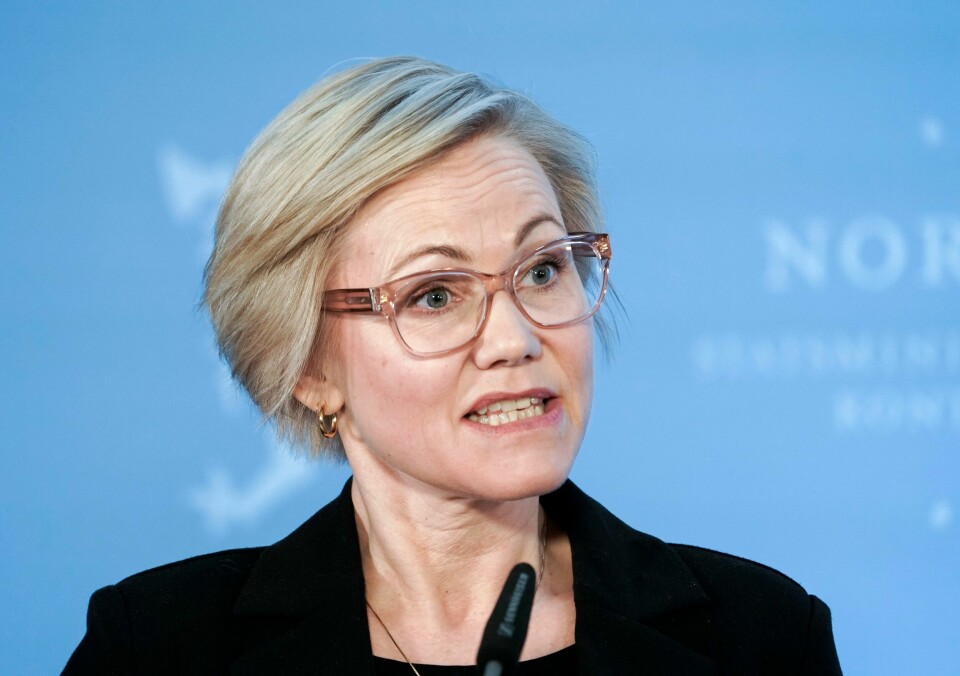 Helse- og omsorgsminister Ingvild Kjerkol tok et oppgjør med pressen på fredagens pressekonferanse. Helse- og omsorgsminister Ingvild Kjerkol tok et oppgjør med pressen på fredagens pressekonferanse. Foto: Cornelius Poppe / NTB