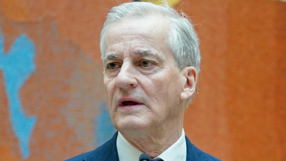 Statsminister Jonas Gahr Støre (Ap). Statsminister Jonas Gahr Støre (Ap) fordømmer Irans angrep mot Israel. Her fra mars i år.