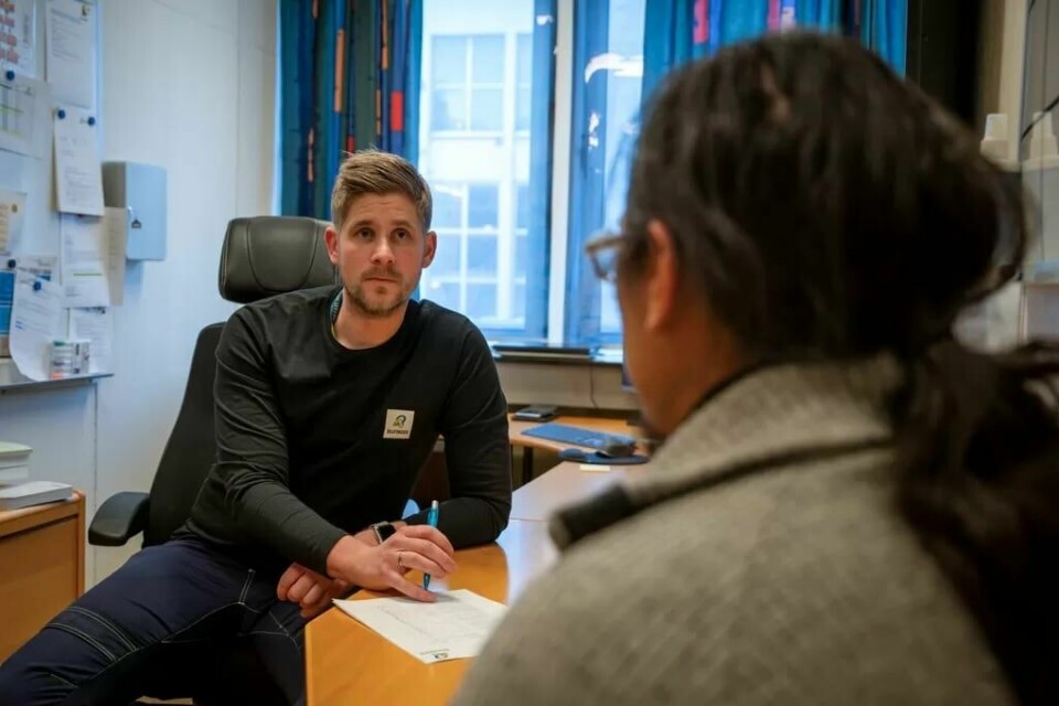 Terskelen inn til avdelingsleder Vegard Eik-Åheims kontor var høy. Men måten han ble møtt på gjorde ham letta og fri. Terskelen inn til avdelingsleder Vegard Eik-Åheims kontor var høy. Men måten han ble møtt på gjorde ham letta og fri.