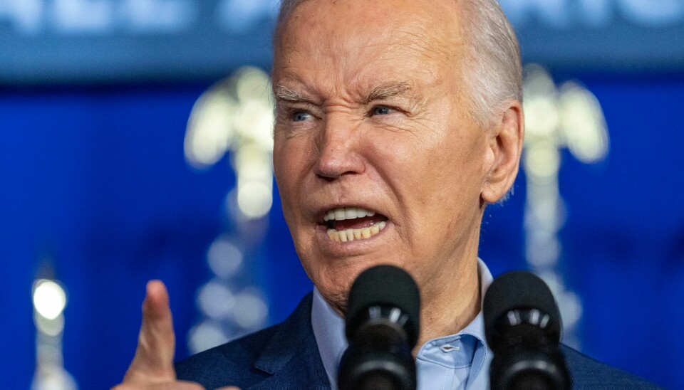 President Joe Biden gjentar oppfordringen til Representantenes hus om å vedta støttepakkene til Ukraina og Israel så fort som mulig. President Joe Biden taler på et valgkampmøte i Scranton i Pennsylvania. Han forslår nå å tredoble tollen på kinesisk stål og aluminium. Foto: Alex Brandon / AP / NTB