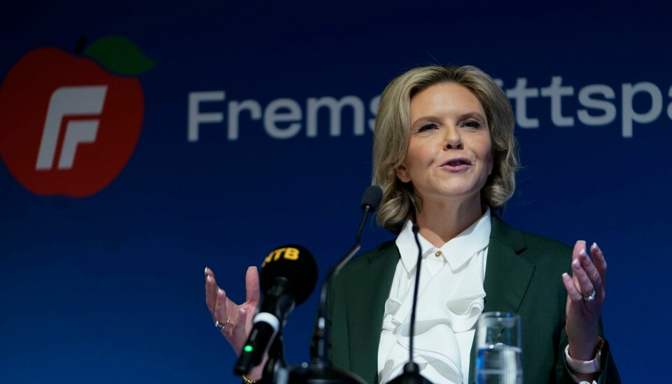 Sylvi Listhaug har ledet Fremskrittspartiet i tre år. Frp-leiar Sylvi Listhaug har grunn til å smile. Partiet er vinnaren på meiningsmålingane i mars. Foto: Terje Pedersen / NTB / NPK