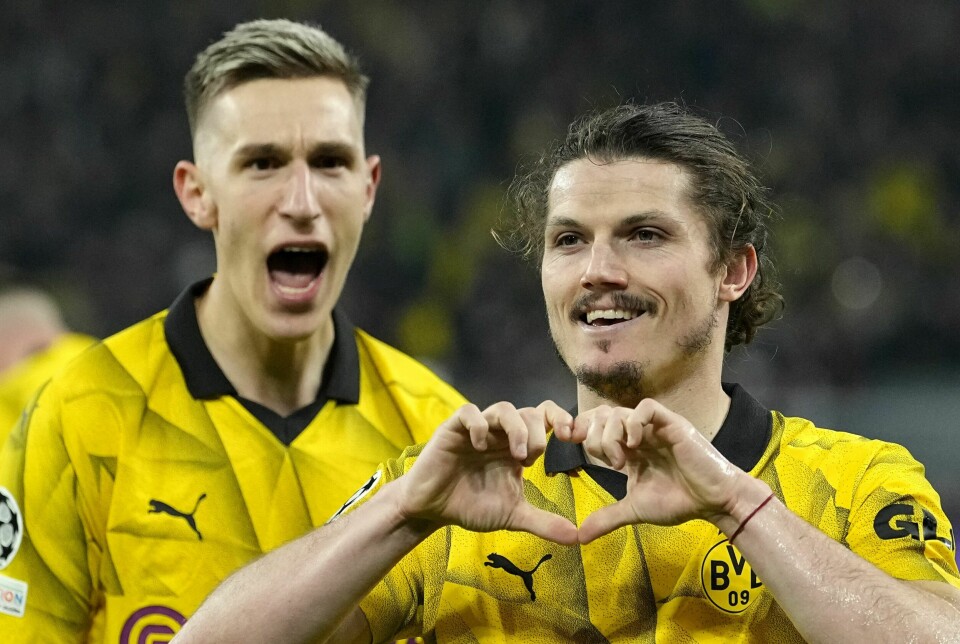 Marcel Sabitzer avgjorde for Borussia Dortmund. Marcel Sabitzer avgjorde for Borussia Dortmund. Foto: Martin Meissner / AP / NTB