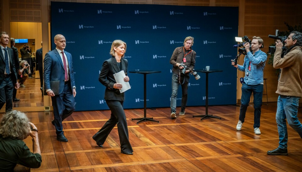 Hva har sentralbanksjef Ida Wolden Bache med seg av nytt når hun kunngjør rentebeslutningen fredag? Neppe mye, ifølge økonomene NTB har pratet med. Hva har sentralbanksjef Ida Wolden Bache med seg av nytt når hun kunngjør rentebeslutningen fredag? Neppe mye, ifølge økonomene NTB har pratet med. Foto: Ole Berg-Rusten / NTB