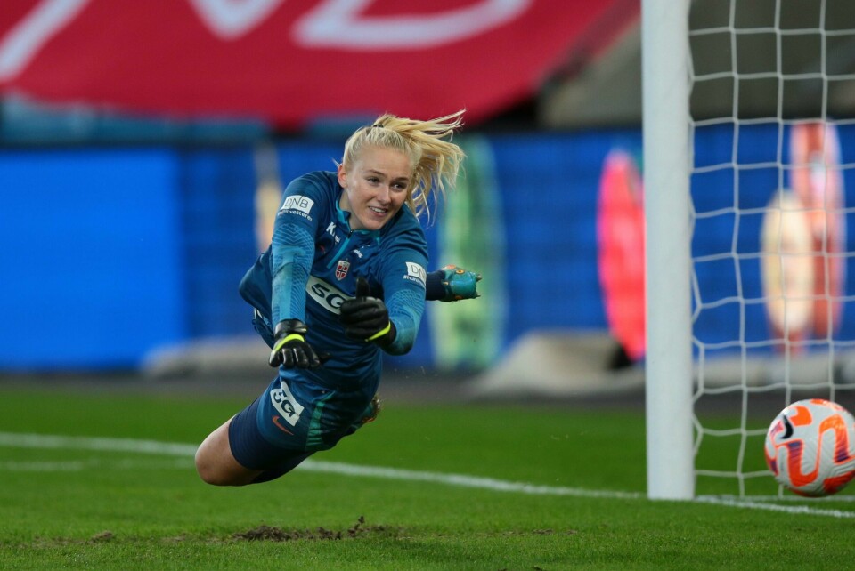 Selma Panengstuen holdt nullen lenge mot Rosenborg lørdag, men hun måtte kapitulere til slutt. Selma Panengstuen holdt nullen for Rosenborg lørdag. Foto: Christoffer Andersen / NTB.