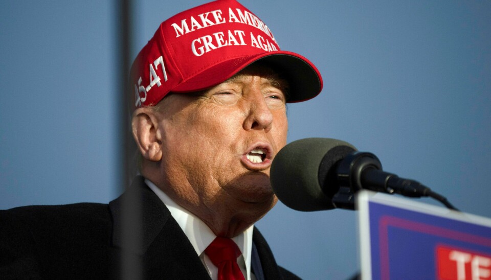Ekspresident Donald Trump ønsker seg en retur til maktens korridorer i Washington D.C. etter USA-valget 5. november. FILE - Republican presidential candidate former President Donald Trump speaks during a campaign event in Schnecksville, Pa., April 13, 2024. President Joe Biden and Trump will go before voters April 23, 2024, in Pennsylvania's presidential primaries, a prelude to the November general election when the commonwealth is expected to once again to play a critical role in the race for the White House.(AP Photo/Joe Lamberti)