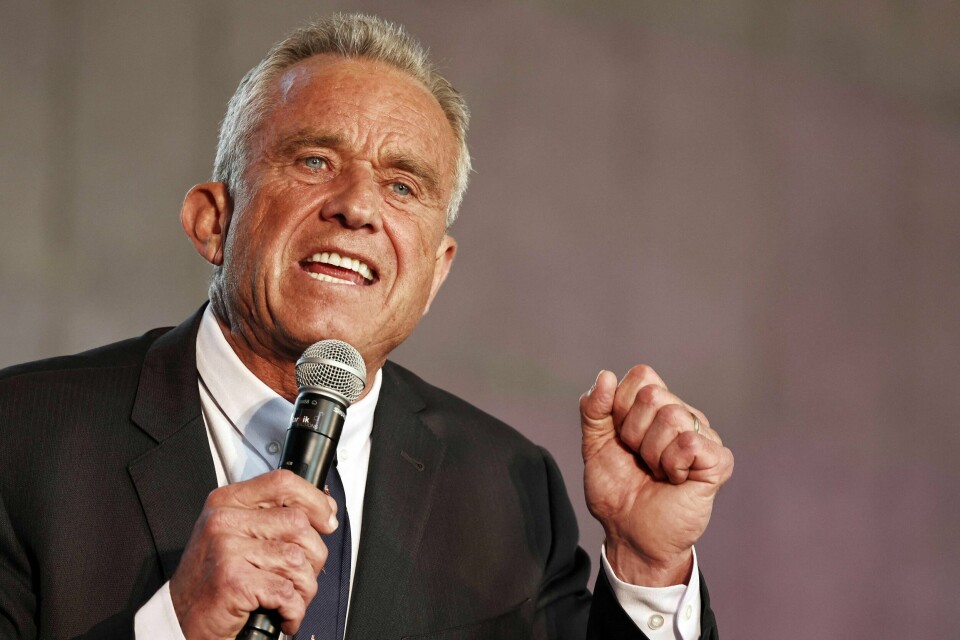 Robert F. Kennedy Jr. er uavhengig kandidat til presidentvalget i USA i november.