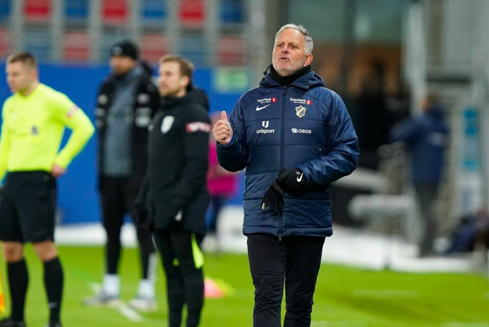 Stabæk-trener Jan Jönsson utestenges i to kamper etter utvisningen mot Vålerenga Jan Jönsson ble utvist tirsdag.Foto: Lise Åserud / NTB