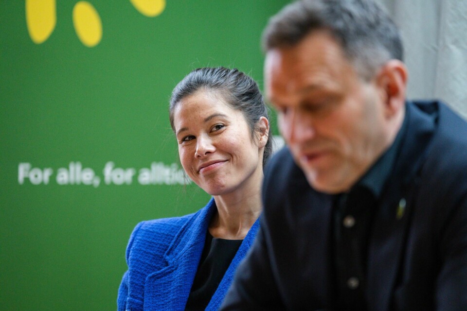 Leder Arild Hermstad og nestleder Lan Marie Berg i MDG klarer ikke løfte partiet. Nå melder Berg at hun ikke tar gjenvalg på Stortinget og bare blir sittende i partiledelsen i 18 måneder til. Leder Arild Hermstad og nestleder Lan Marie Berg i MDG klarer ikke løfte partiet. Nå melder Berg at hun ikke tar gjenvalg på Stortinget og bare blir sittende i partiledelsen i 18 måneder til.