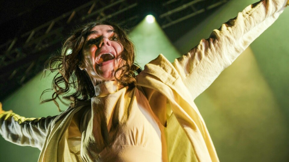 PJ Harvey på Sentrum Scene i fjor høst. Nå kommer hun til Øya. PJ Harvey på Sentrum Scene.