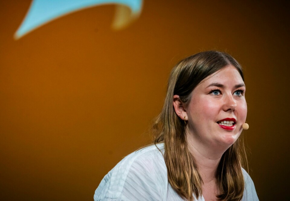 AUF-leder Astrid Hoem. AUF-leder Astrid Hoem.
