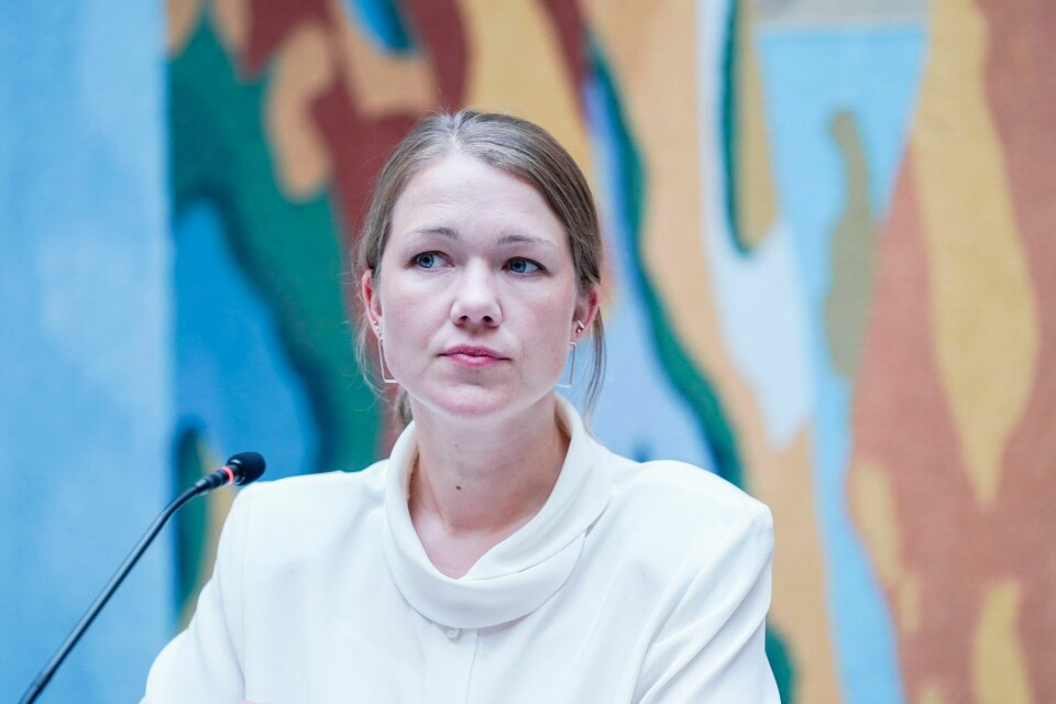 Une Bastholm tar sats på en ny periode som stortingspolitiker. Une Bastholm i Miljøpartiet De Grønne (MDG) mener det er naturlig at Per-Willy Amundsen trekker seg fra ledervervet. Foto: Lise Åserud / NTB